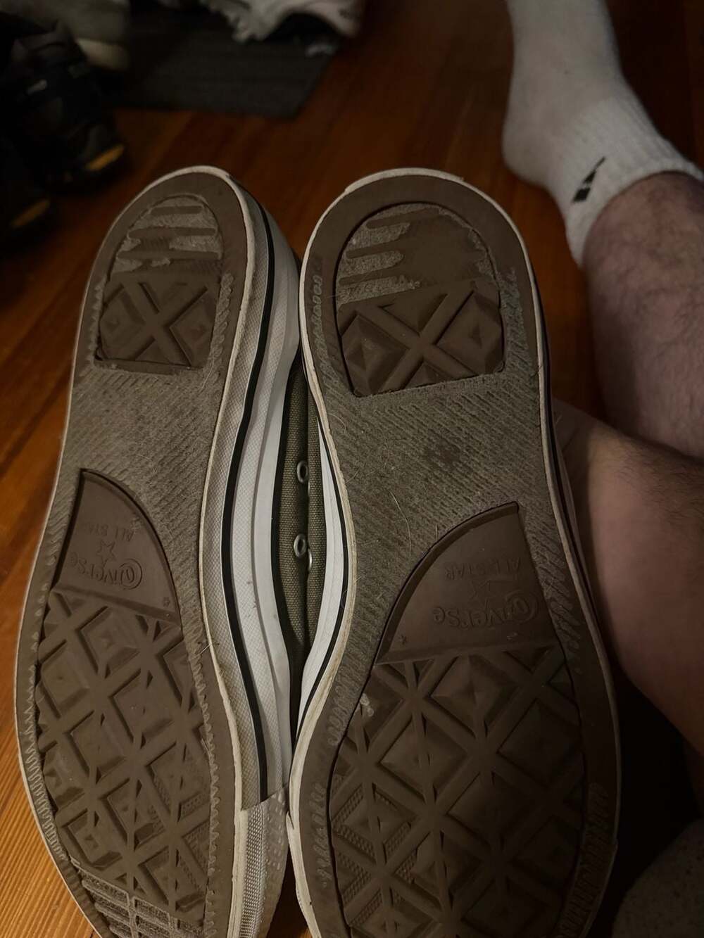 Converse Chuck Taylor All Star Low Top Sneakers Olive Green - Picture 3 of 4